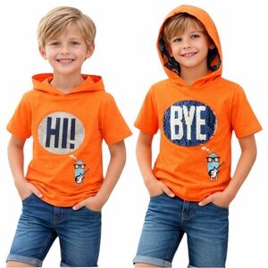 Sequin Hoodie T-Shirt